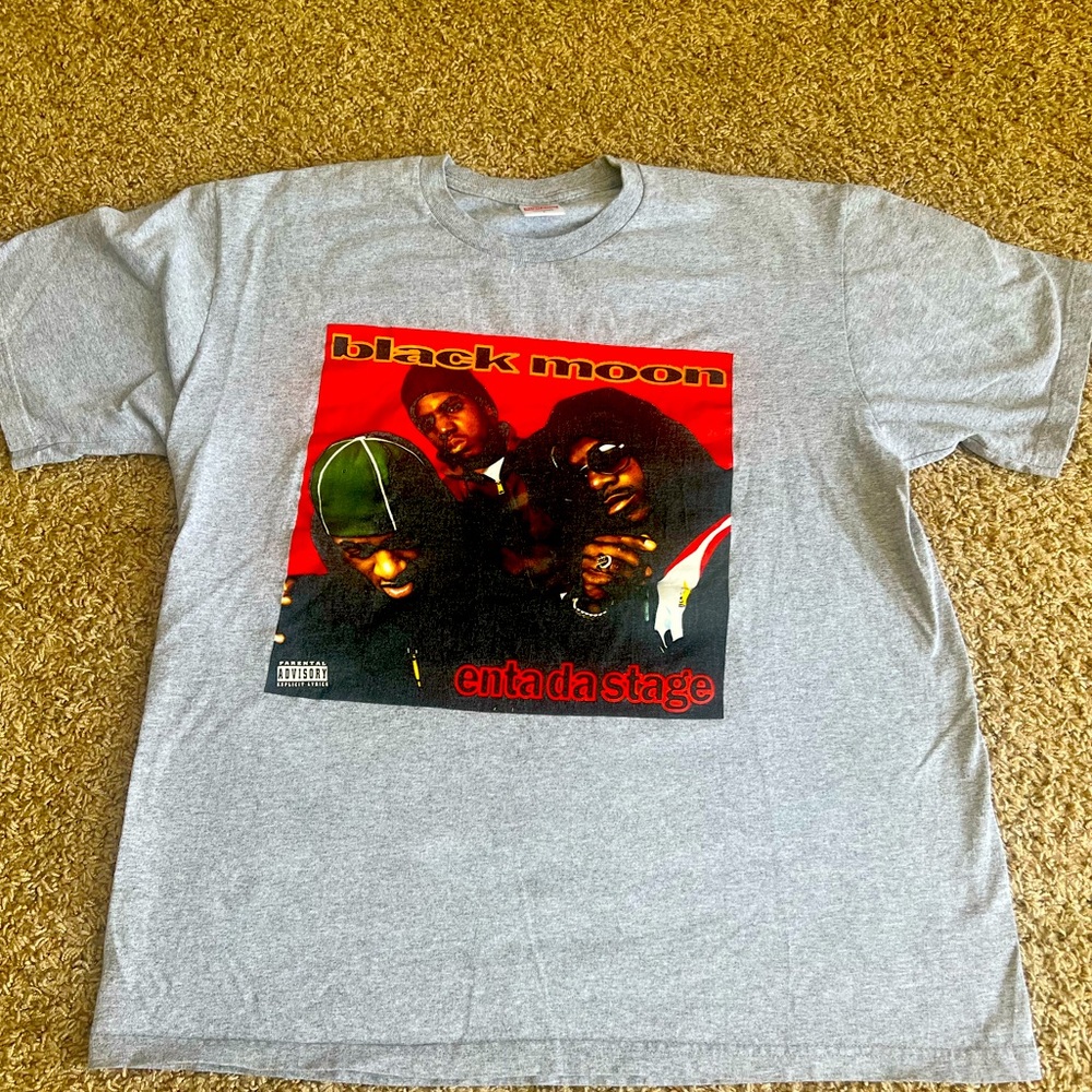 Supreme sz Large Black moon Tee